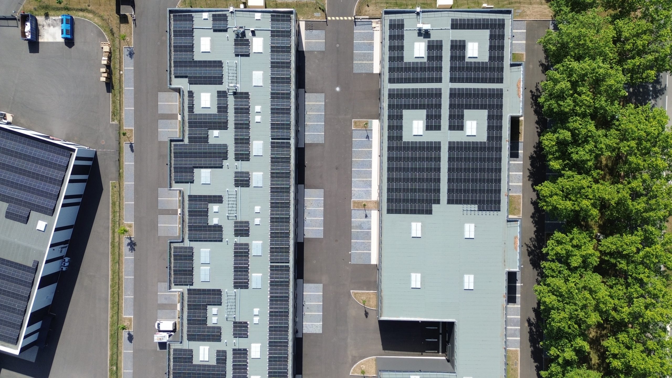 Centrale PV toiture Bulteau Construction