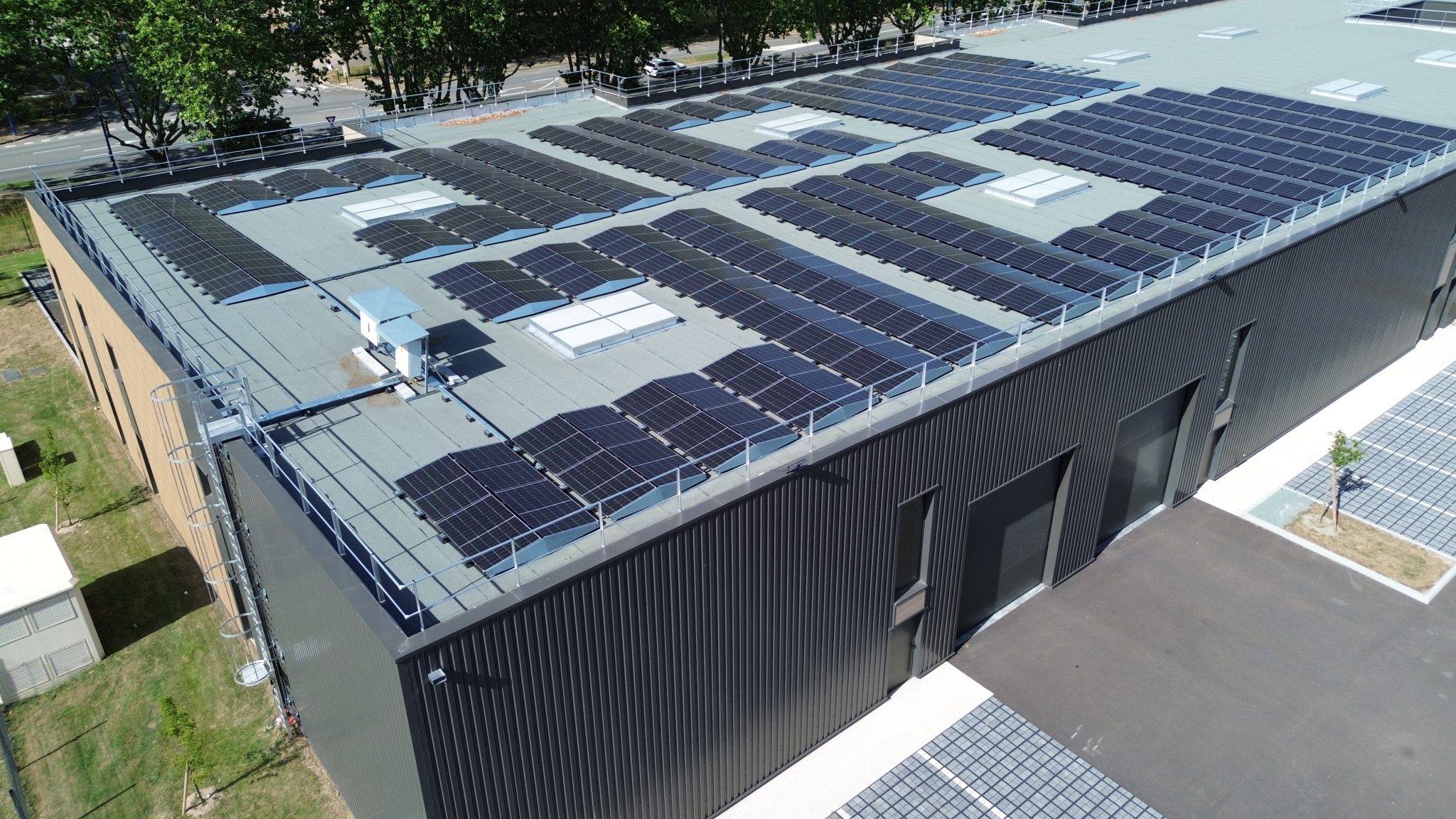 Centrale PV toiture Bulteau Construction