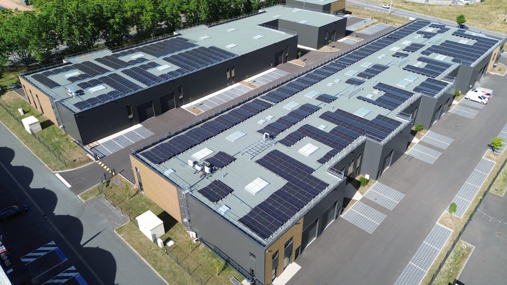 Centrale PV toiture Bulteau Construction