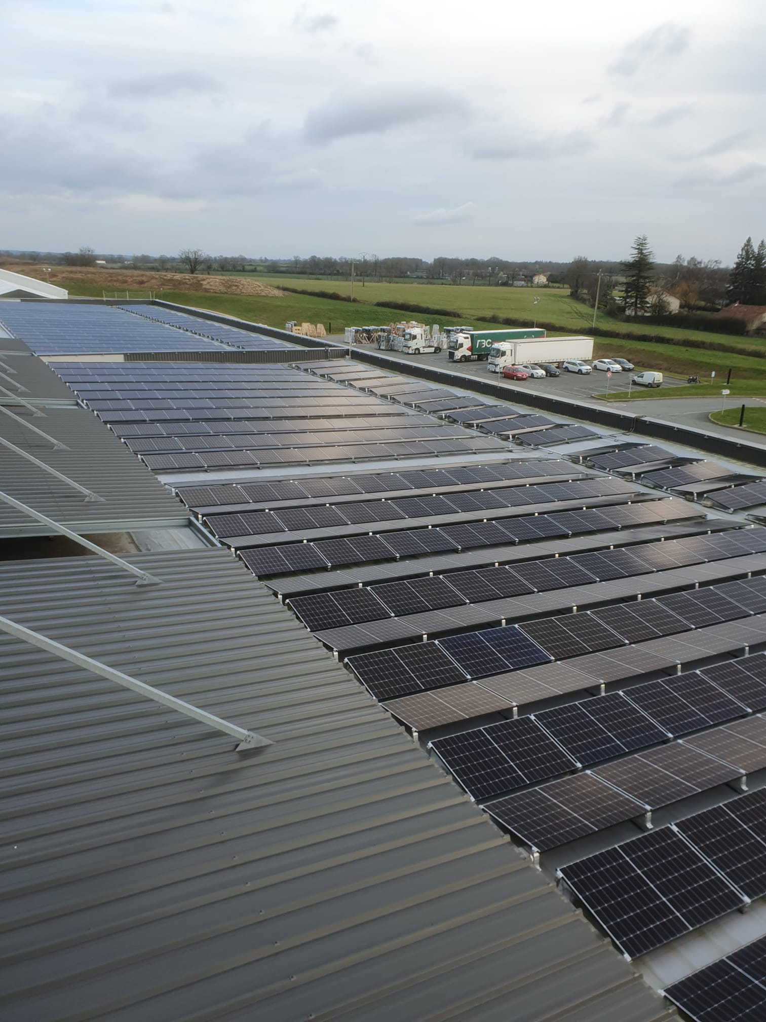 Centrale PV Toiture MILLET