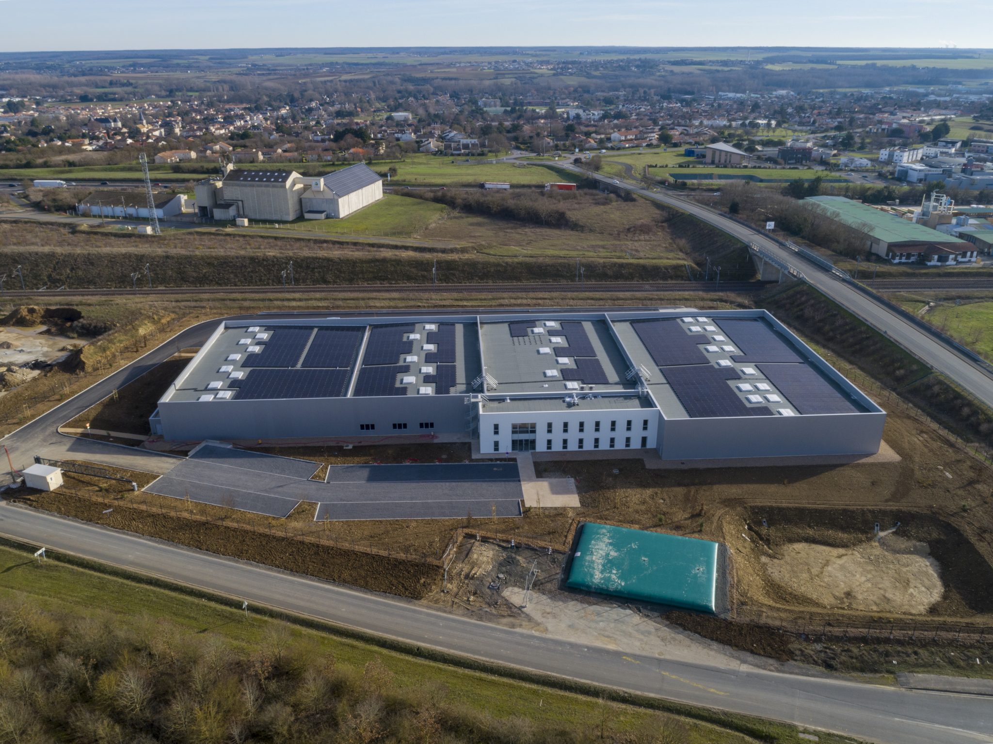 Centrale PV toiture GL EVENTS
