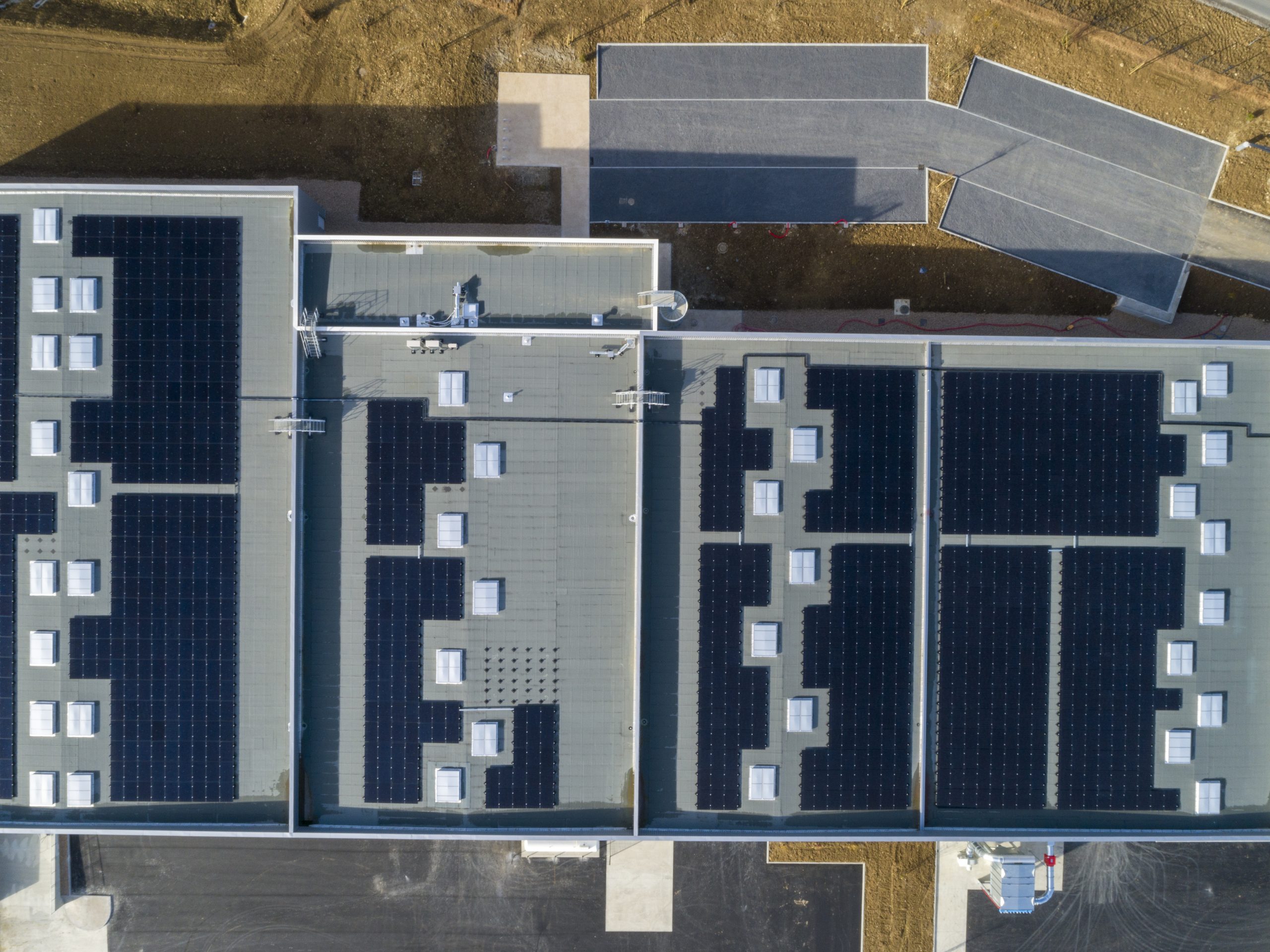 Centrale PV toiture GL EVENTS