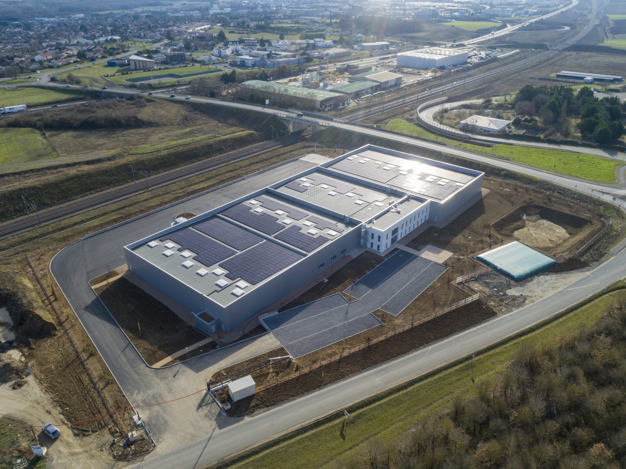 Centrale PV toiture GL EVENTS