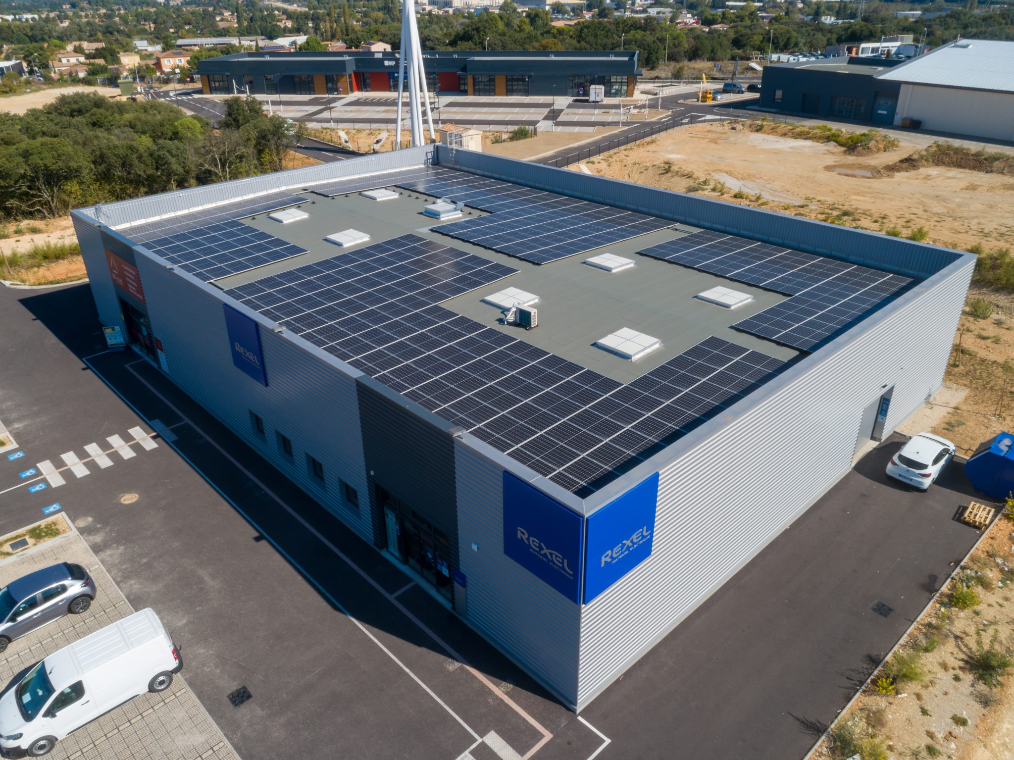 Centrale PV toiture Rexel