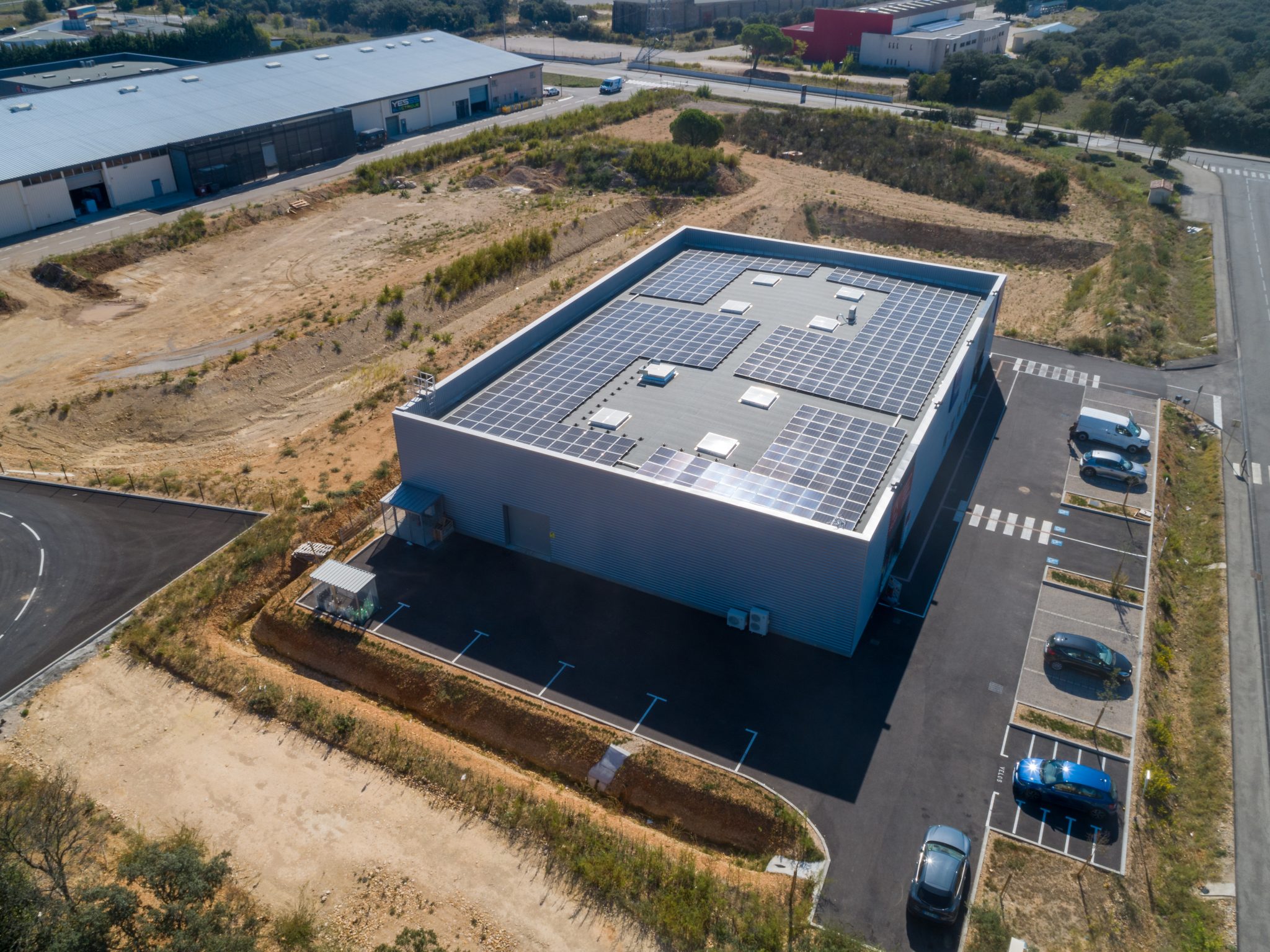 Centrale PV toiture Rexel