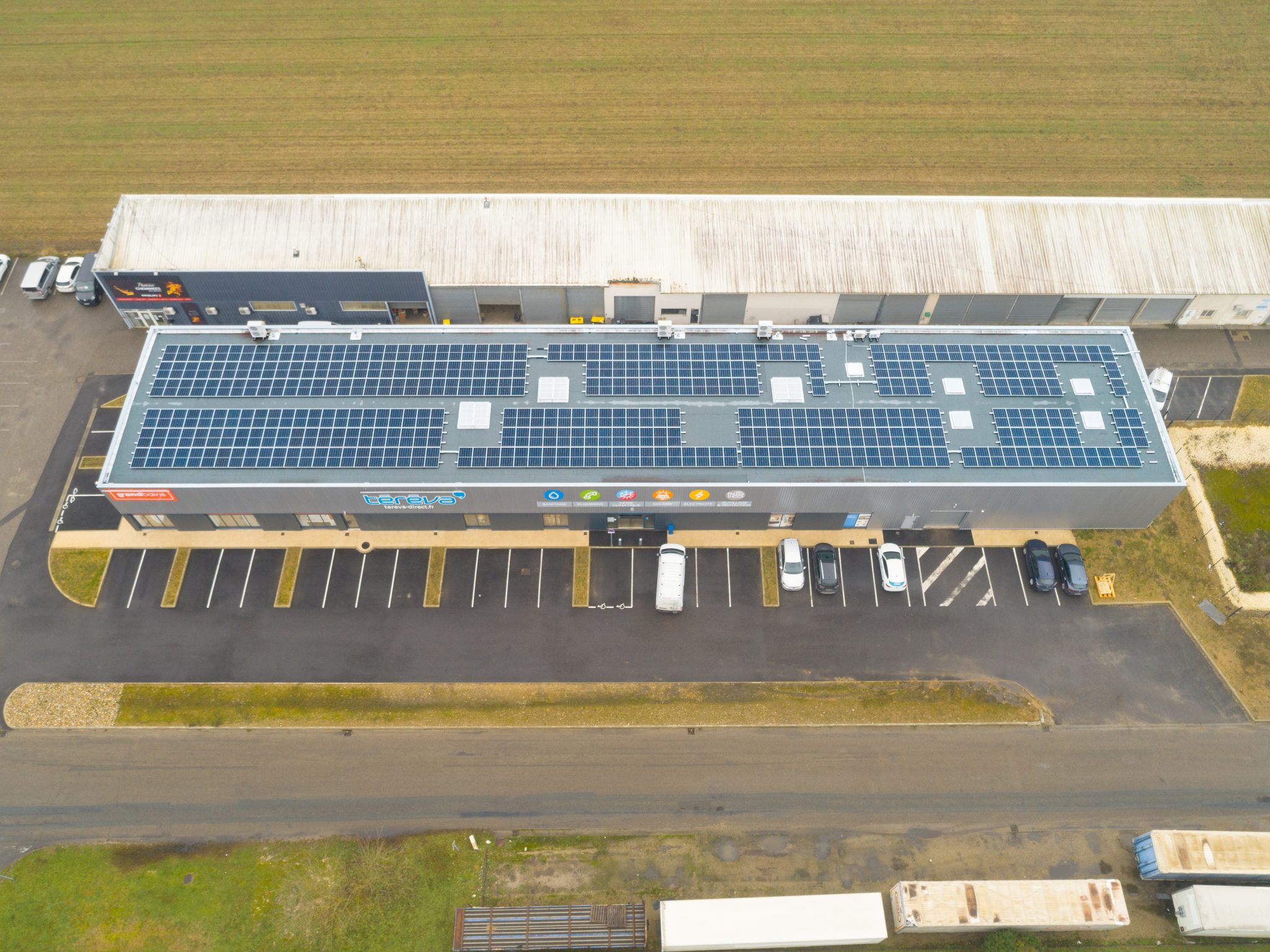 Centrale photovoltaïque TEREVA à Marmande