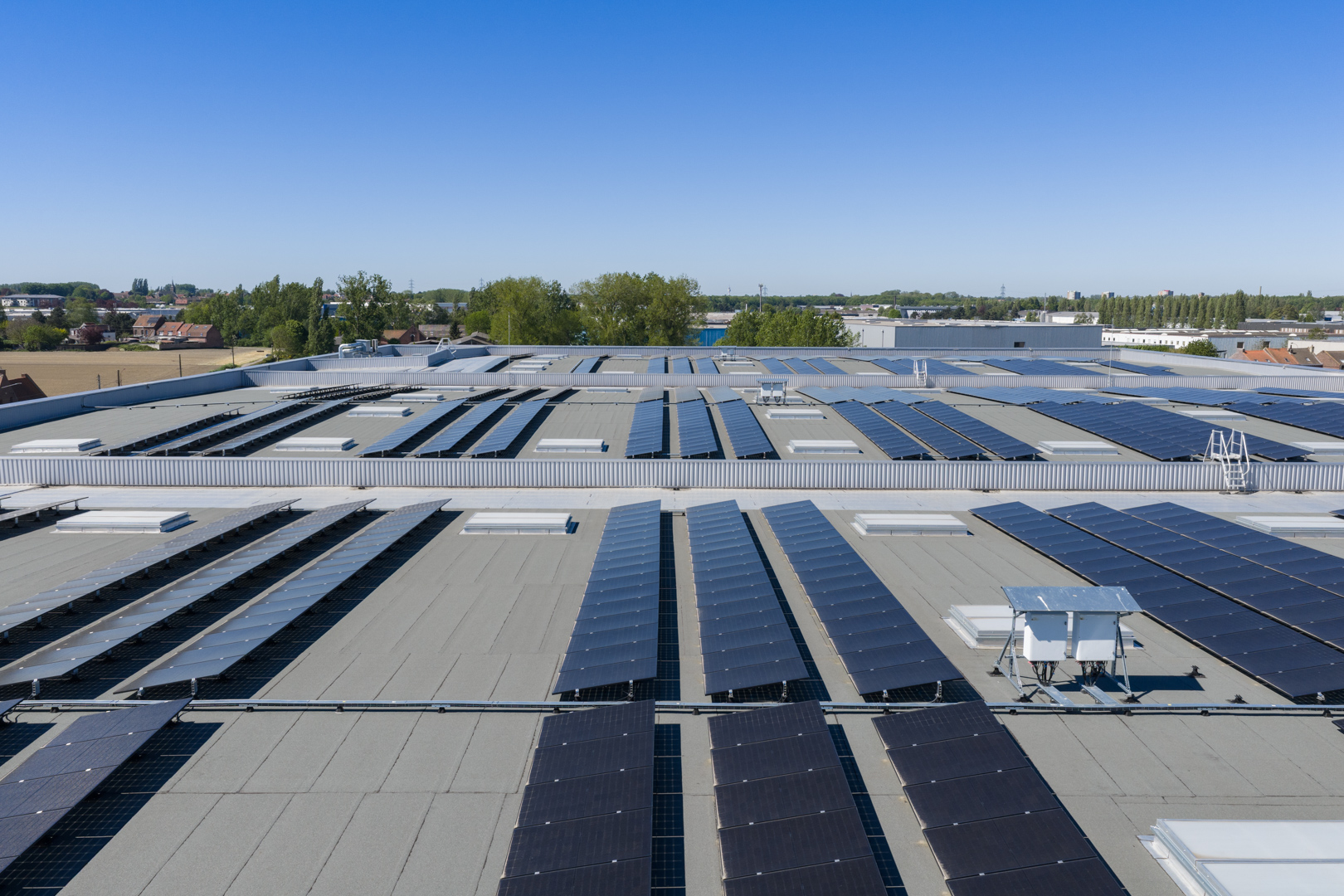 Centrale toiture PV Leers