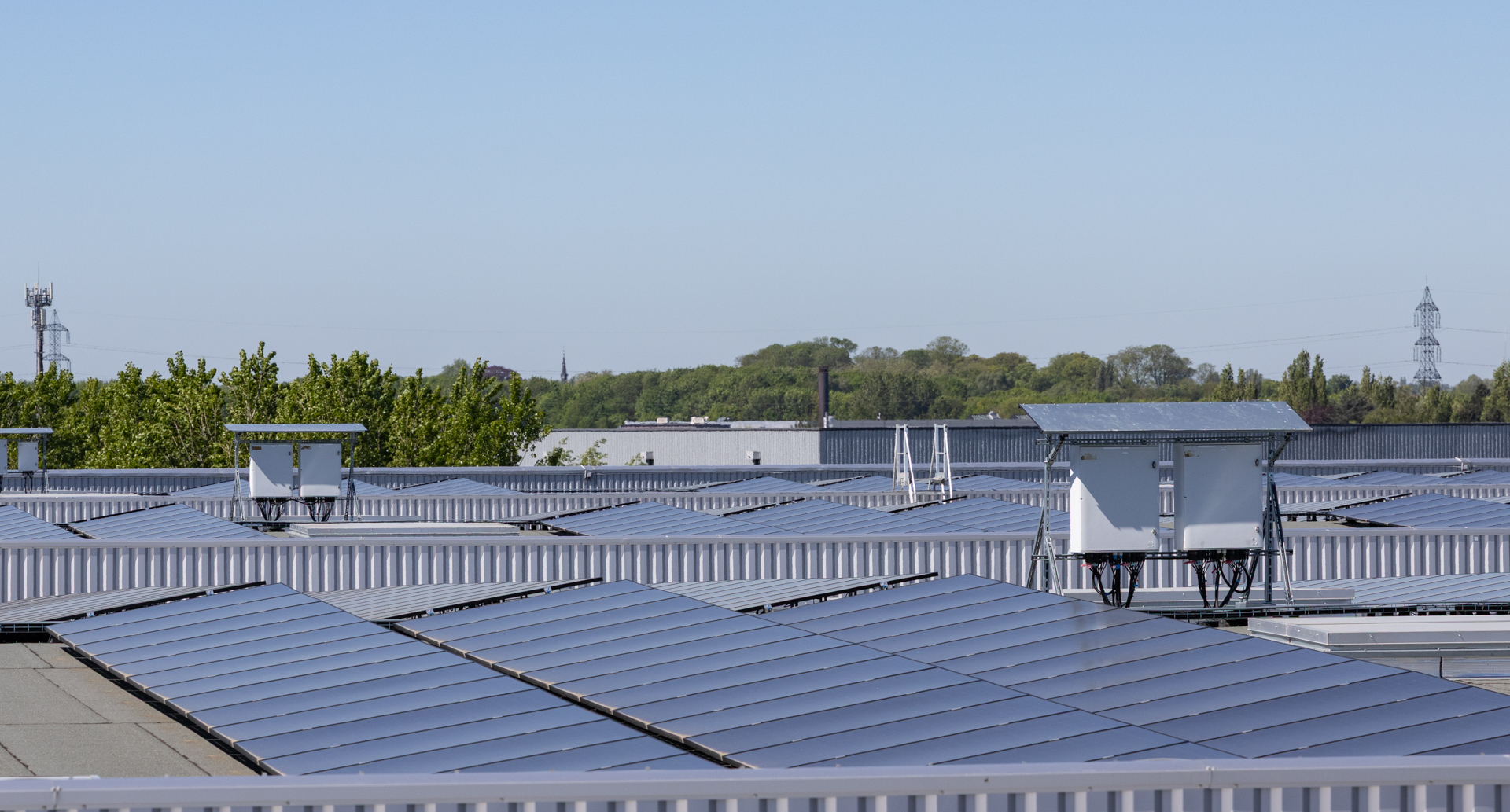Centrale toiture PV Leers
